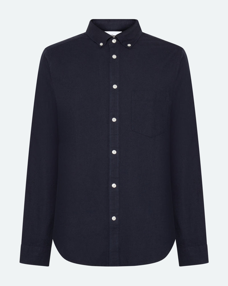 minimum male Colt langærmet reg skjorte 0063 Long Sleeved Shirt 3922 Sky Captain