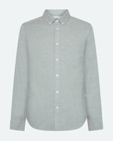 minimum male Colt langærmet reg skjorte 0063 Long Sleeved Shirt 4706 Gray Mist