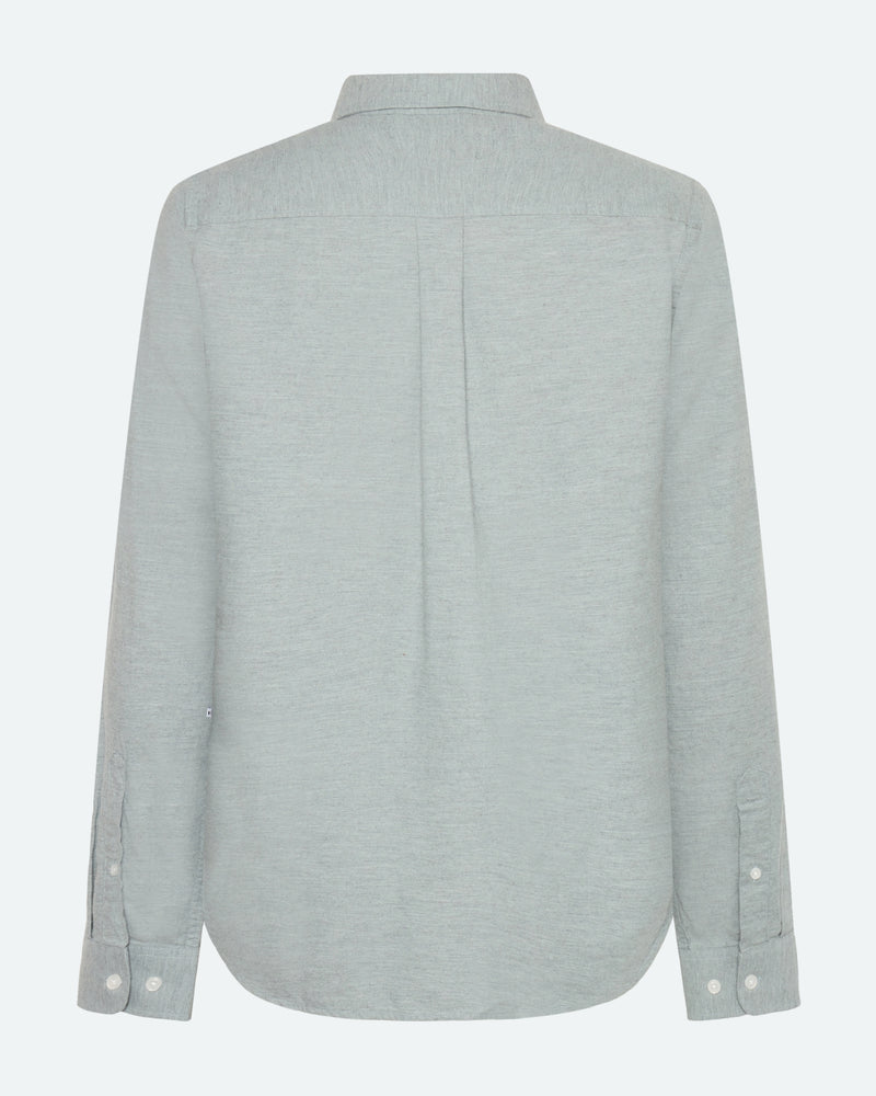 minimum male Colt langærmet reg skjorte 0063 Long Sleeved Shirt 4706 Gray Mist