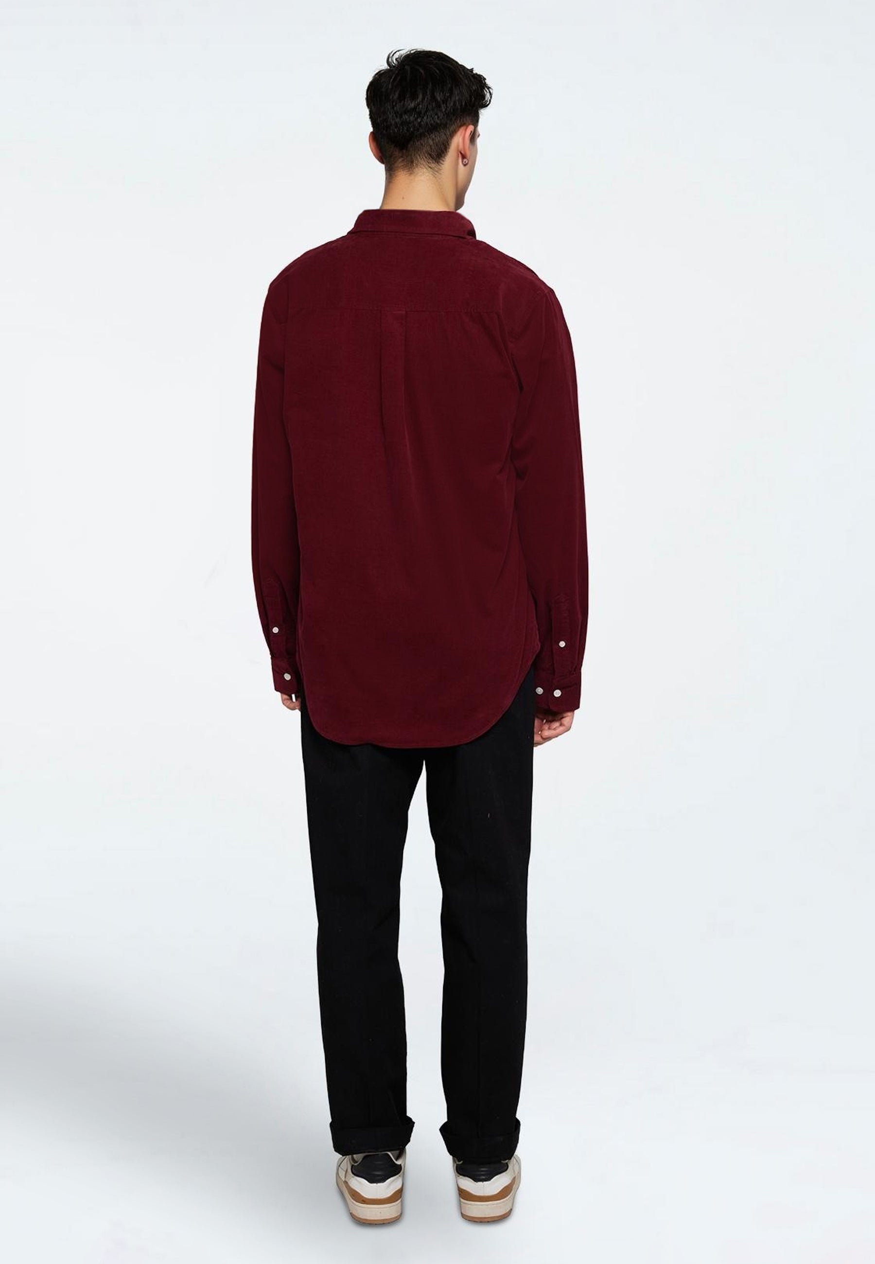 minimum male Colt langærmet skjorte 3758 Long Sleeved Shirt 1534 Merlot
