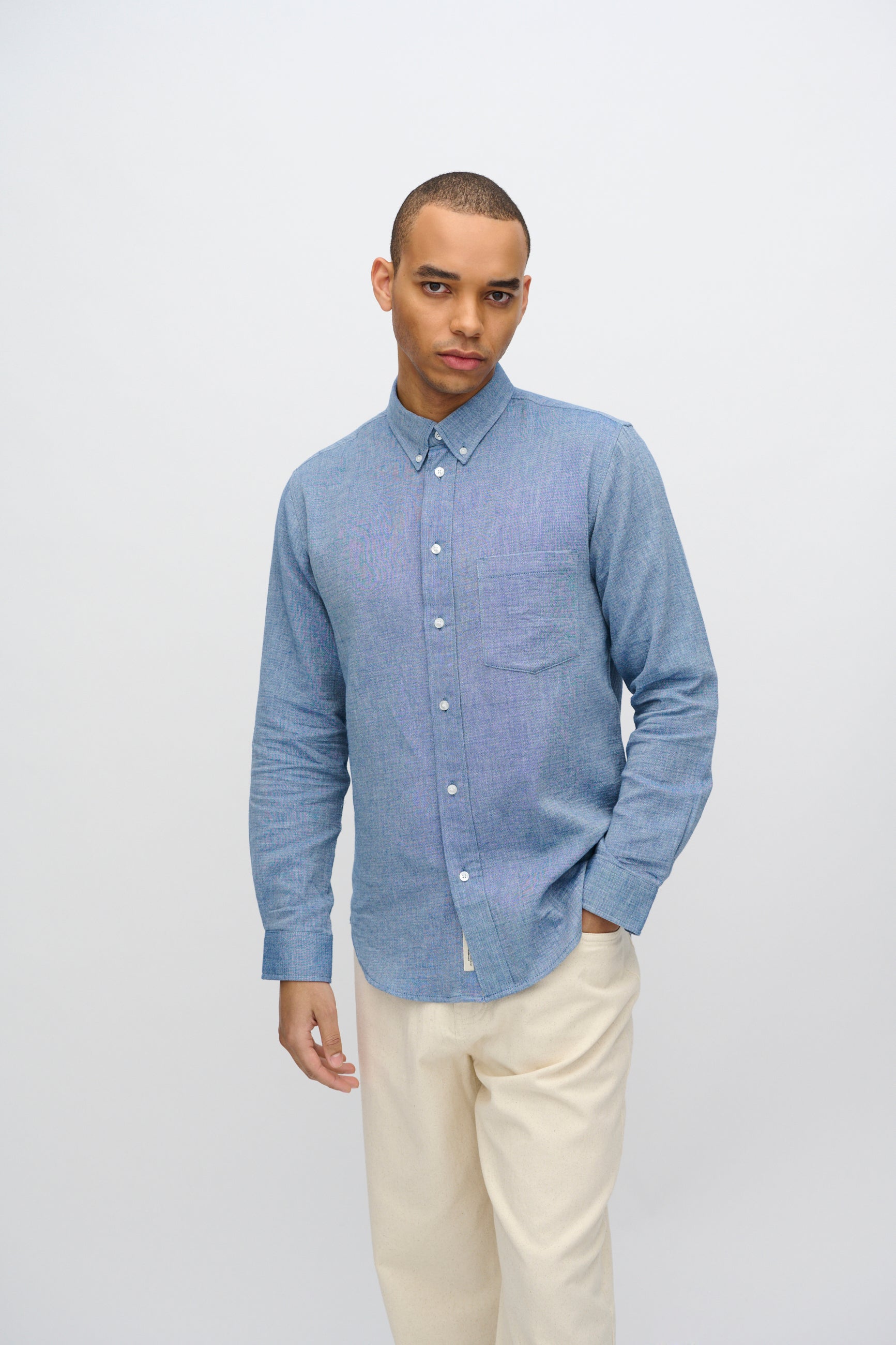 minimum male Colt langærmet skjorte 4227 Long Sleeved Shirt 4105 Angel Falls
