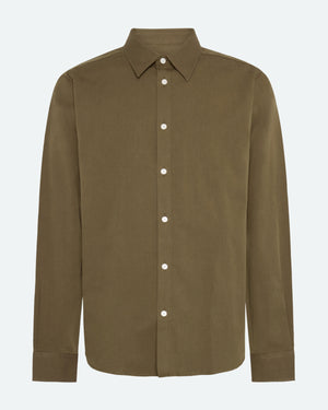 minimum male Curtis langærmet skjorte 4169 Long Sleeved Shirt 1815 Shitake
