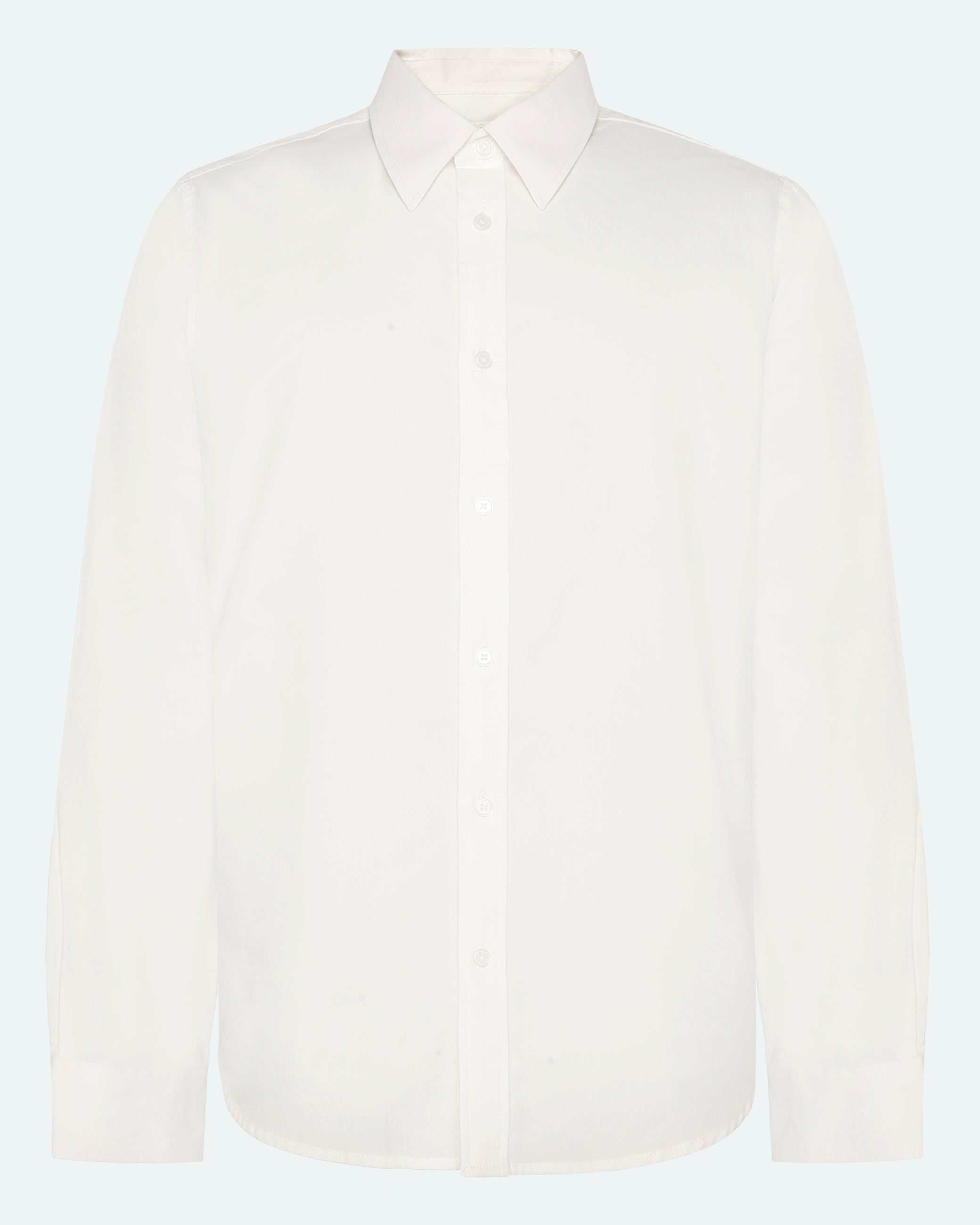 minimum male Curtis langærmet skjorte 4169 Long Sleeved Shirt 4800 Blanc de blanc