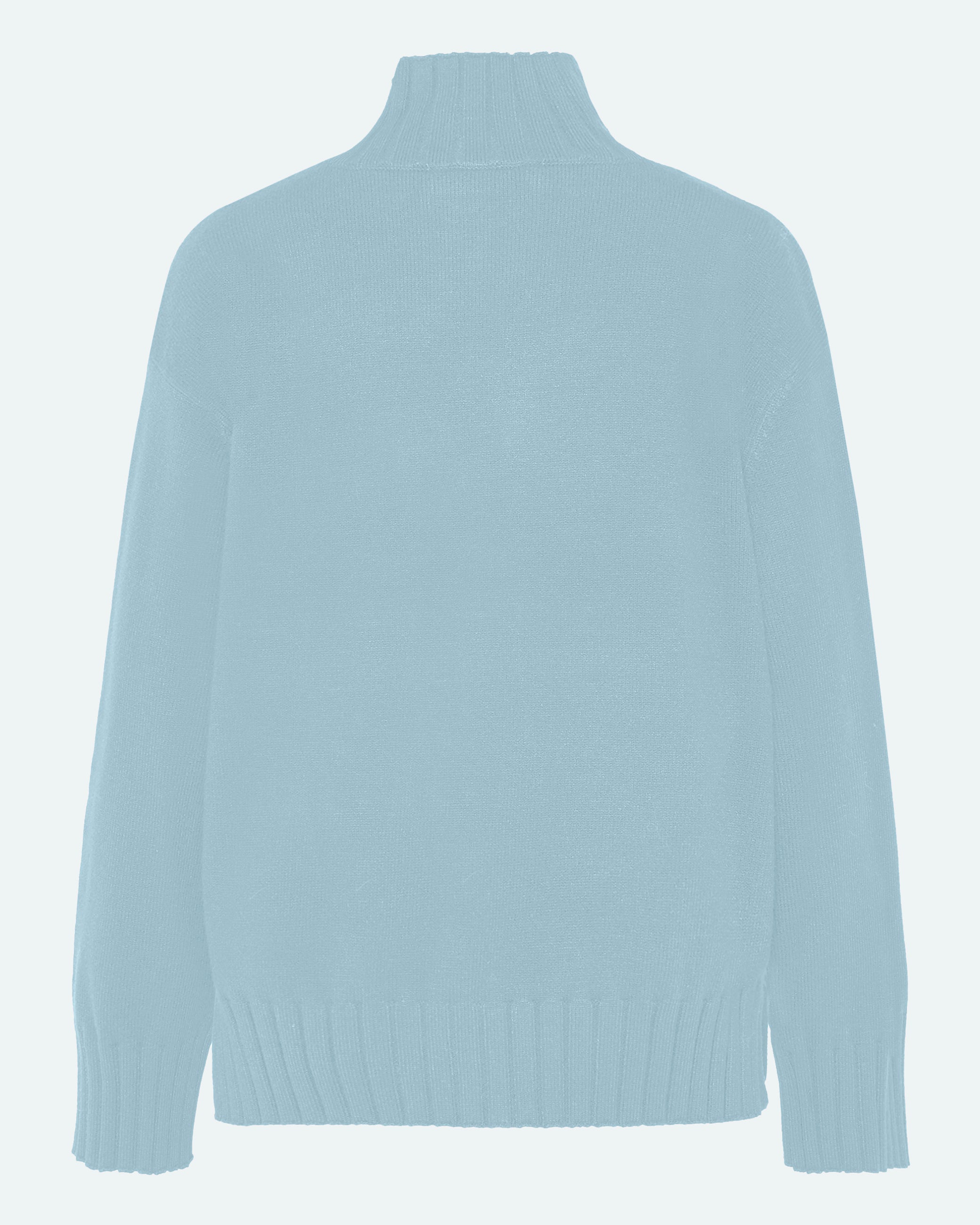 minimum female Darcys 3448 Striktrøje Turtleneck 4307 Winter Sky