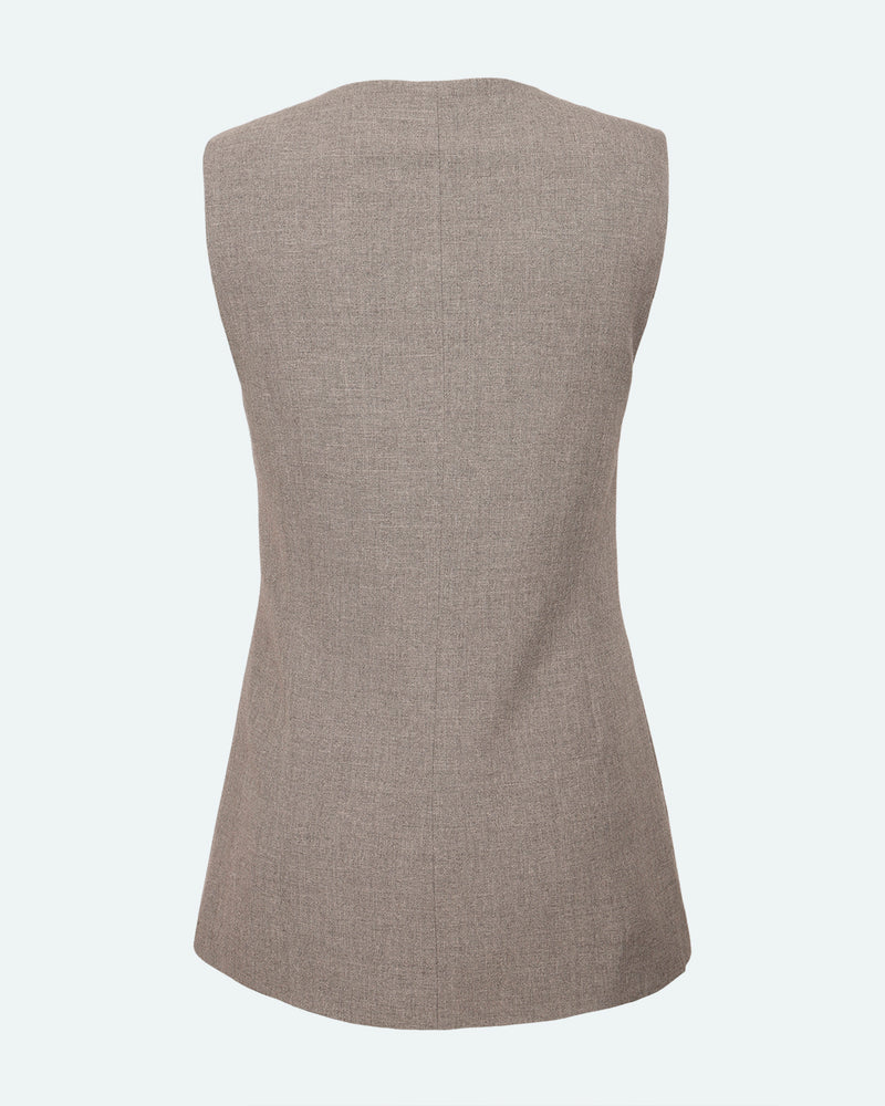 minimum female Davida 3737 Habitvest Waistcoat 1410 Pine Bark