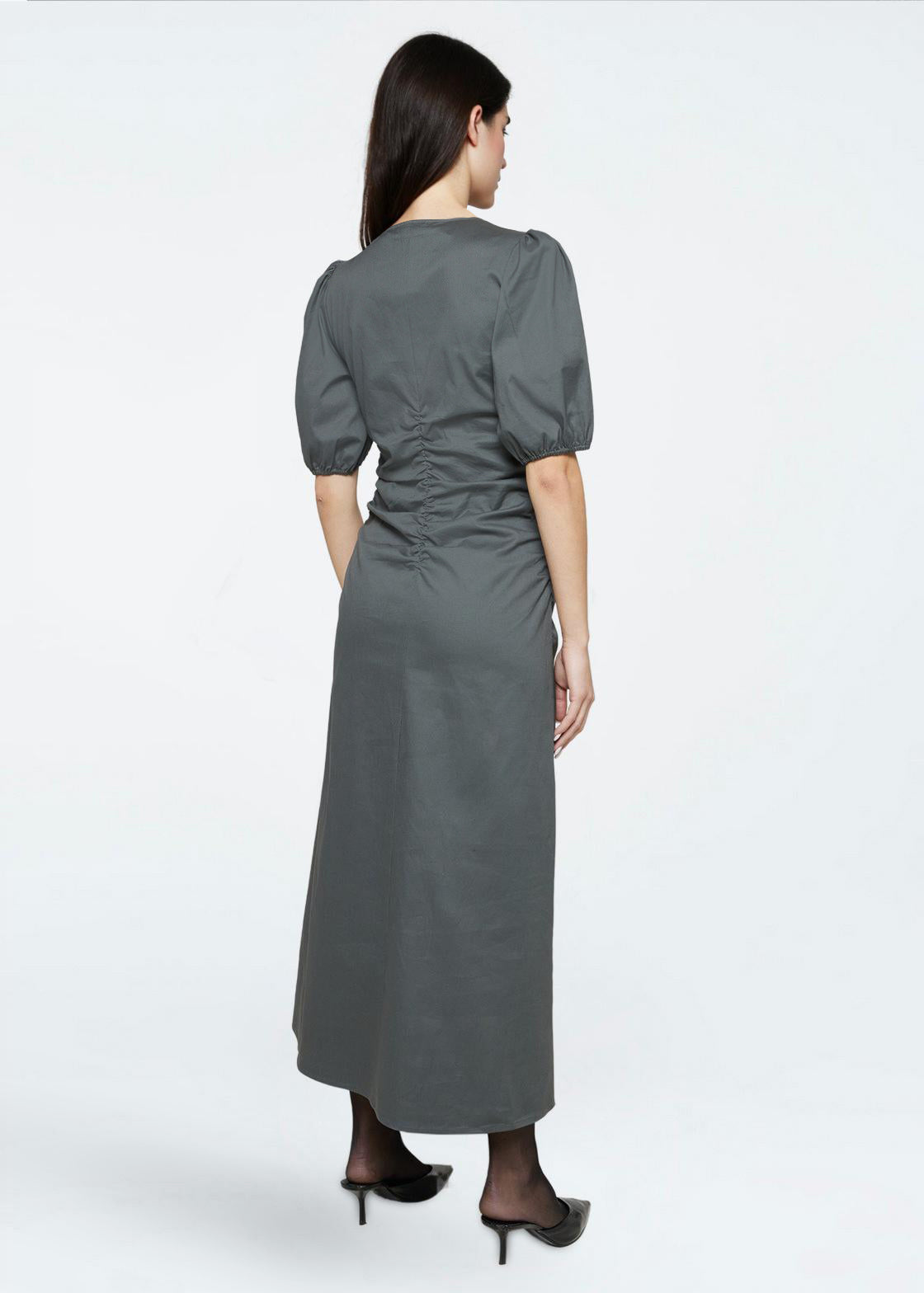 minimum female Dulli 9621 Midi Dress 980 Dark Grey