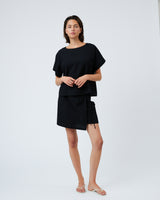 minimum female Ebbas 3069 Short Sleeved Blouse 999 Black
