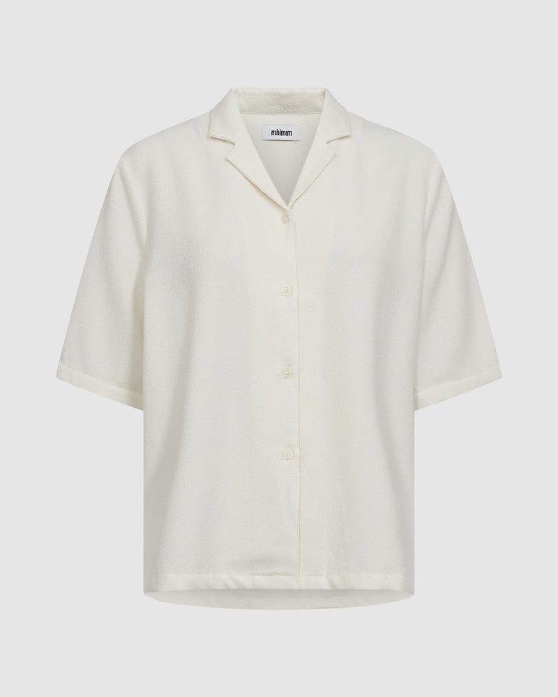 minimum female  Elvas 3022 Short Sleeved Shirt 0608 Coco Milk