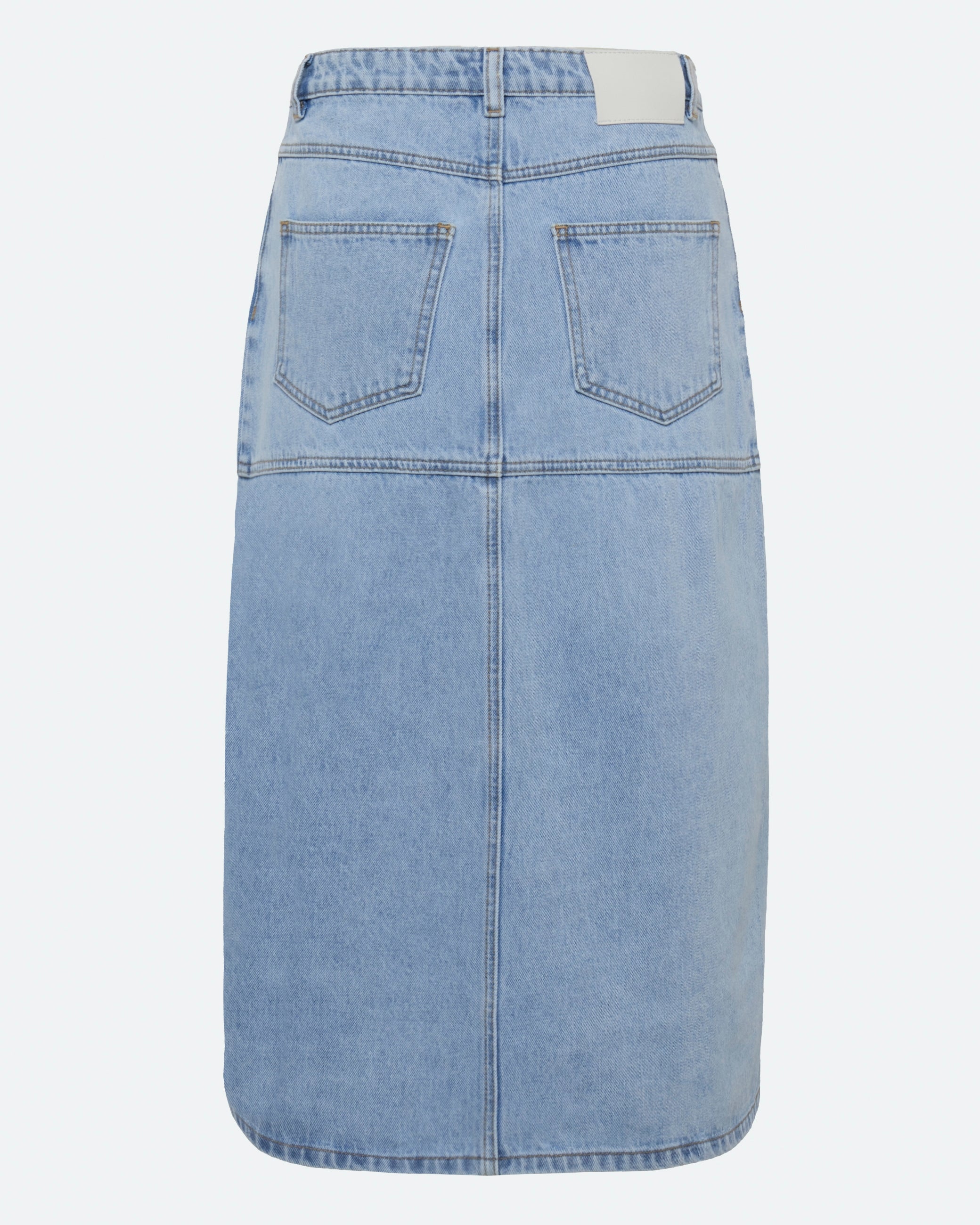 minimum female Erin midi nederdel 4282 Midi Skirt 1001 Light Blue