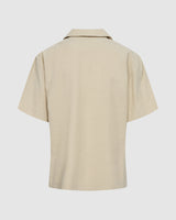 minimum female  Essas 3028 Short Sleeved Shirt 1105 Brown Rice