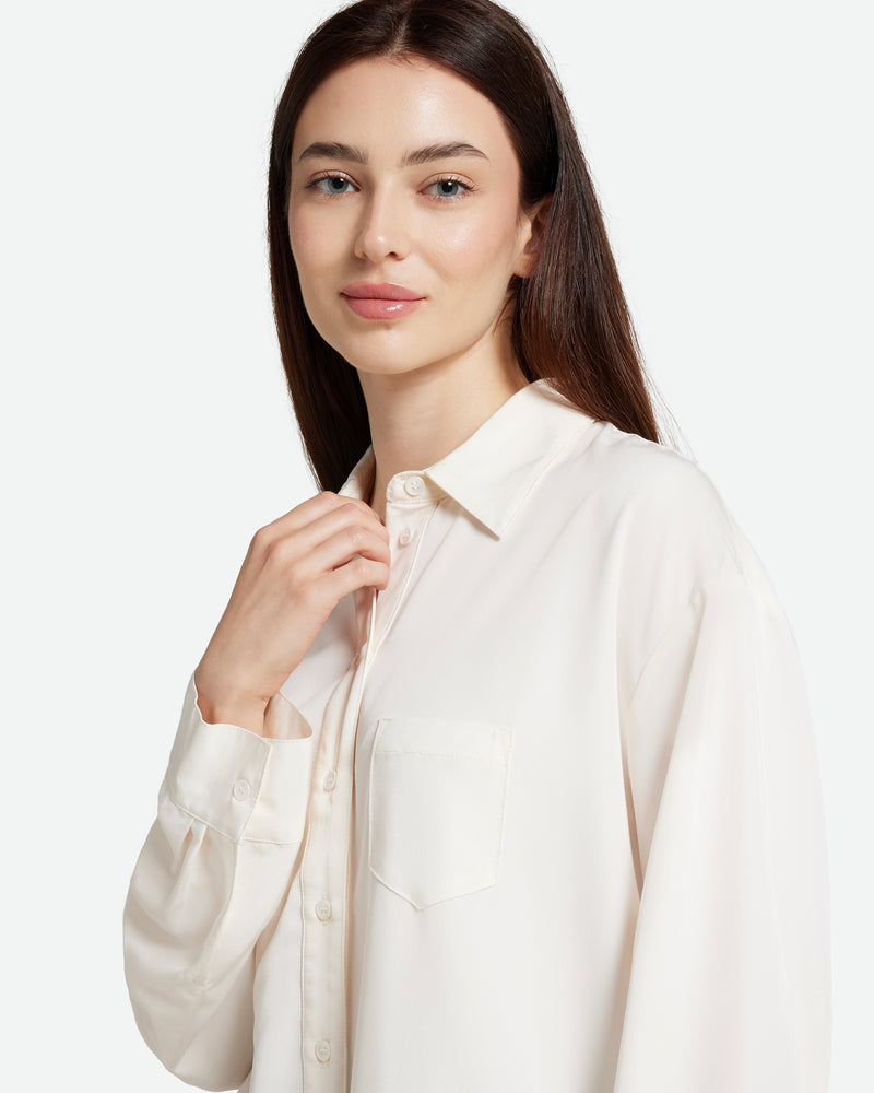 minimum female Fern 3942 Long Sleeved Shirt 0608 Coco Milk