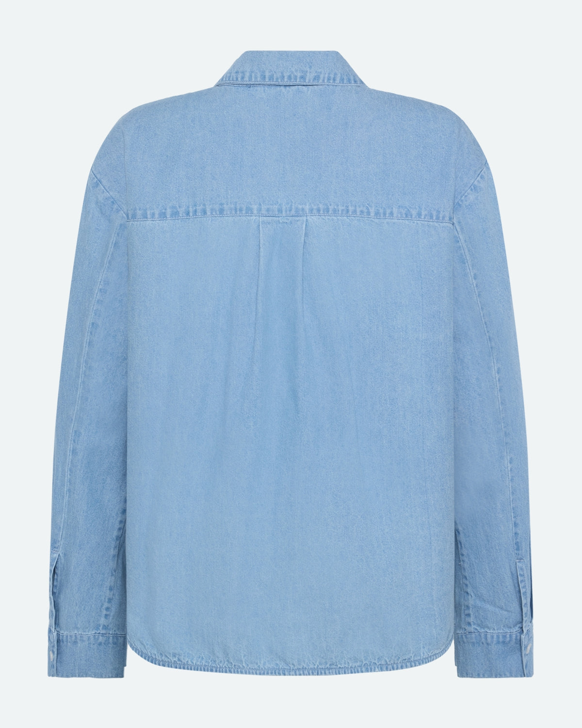 minimum female Fern denimskjorte 4147 Long Sleeved Shirt 1001 Light Blue