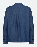 minimum female Fern denimskjorte 4147 Long Sleeved Shirt 1002 Medium Blue