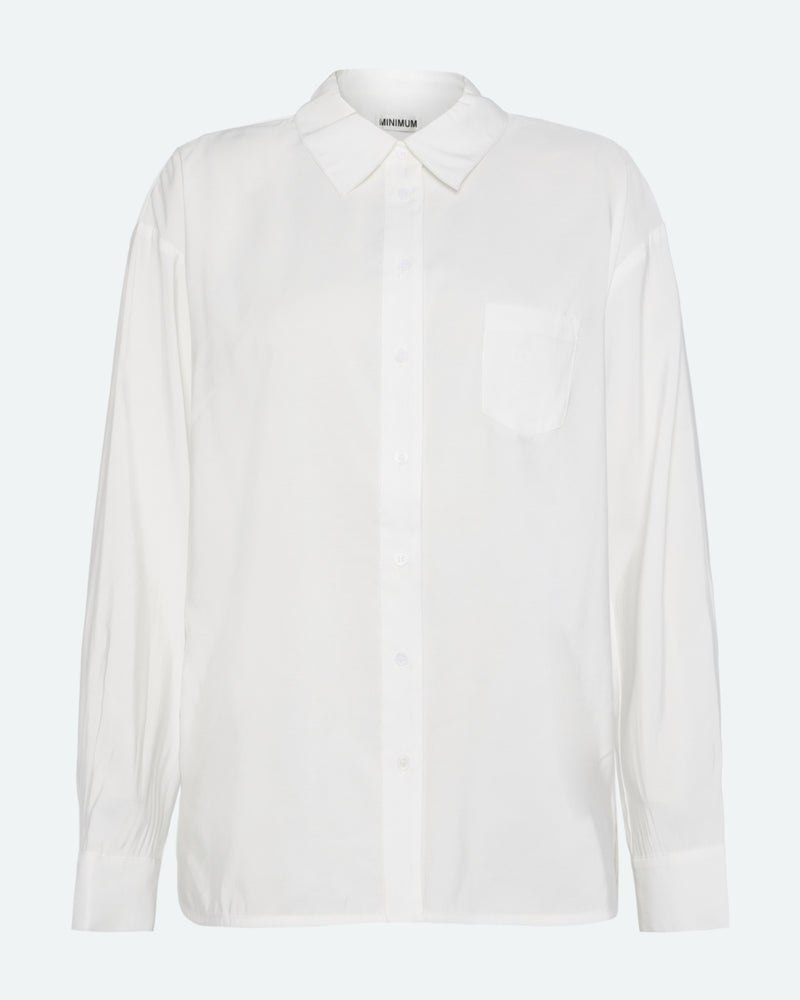 minimum female Fern langærmet skjorte 3780 Long Sleeved Shirt 0608 Coco Milk
