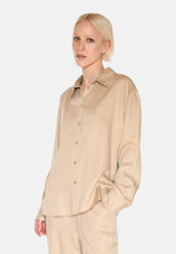 minimum female Fern langærmet skjorte 3859 Long Sleeved Shirt 1010 Incense