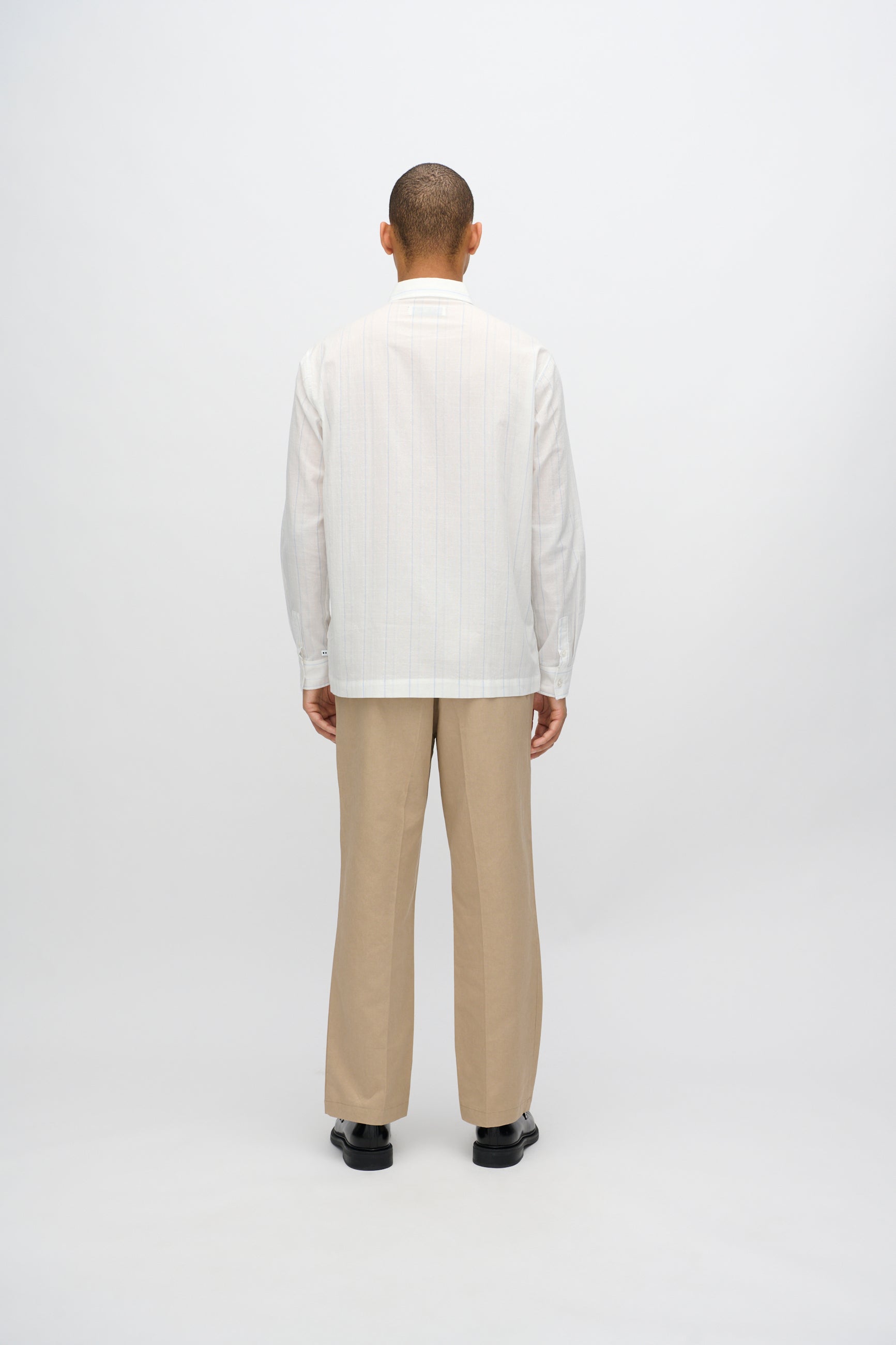 minimum male Francis langærmet skjorte 4235 Long Sleeved Shirt 0608 Coco Milk
