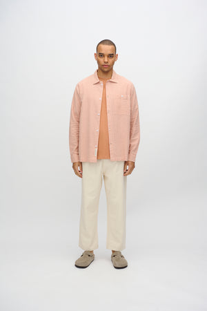 minimum male Francis langærmet skjorte 4240 Long Sleeved Shirt 1235 Sandstorm