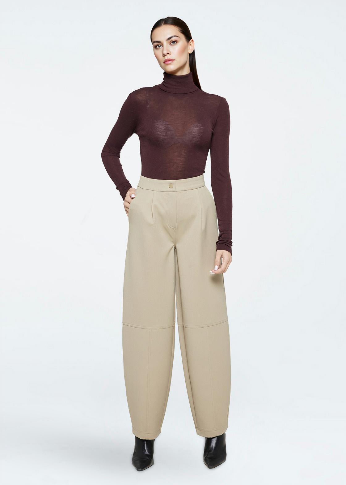 minimum female Giana pants 4322 Casual Pants 0513 Eucalyptus