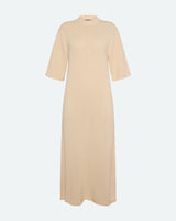 minimum female Gianna Strikket Maxi Kjole 4150 Midi Dress 0608 Coco Milk