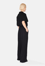 minimum female Gunli stylede bukser med bindebånd 4191 Dressed Pants 999 Black