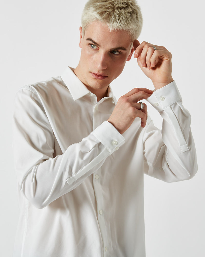 minimum male Halls 9790 Long Sleeved Shirt 000 White