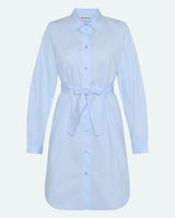 minimum female Hannah skjortekjole 4238 Midi Dress 1001 Light Blue