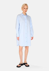 minimum female Hannah skjortekjole 4238 Midi Dress 1001 Light Blue