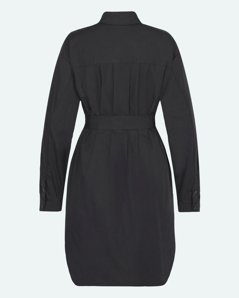 minimum female Hannah skjortekjole 4238 Midi Dress 999 Black