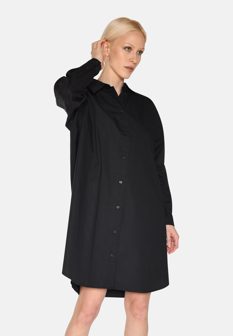 minimum female Hannah skjortekjole 4238 Midi Dress 999 Black