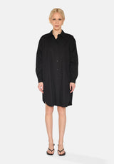 minimum female Hannah skjortekjole 4238 Midi Dress 999 Black