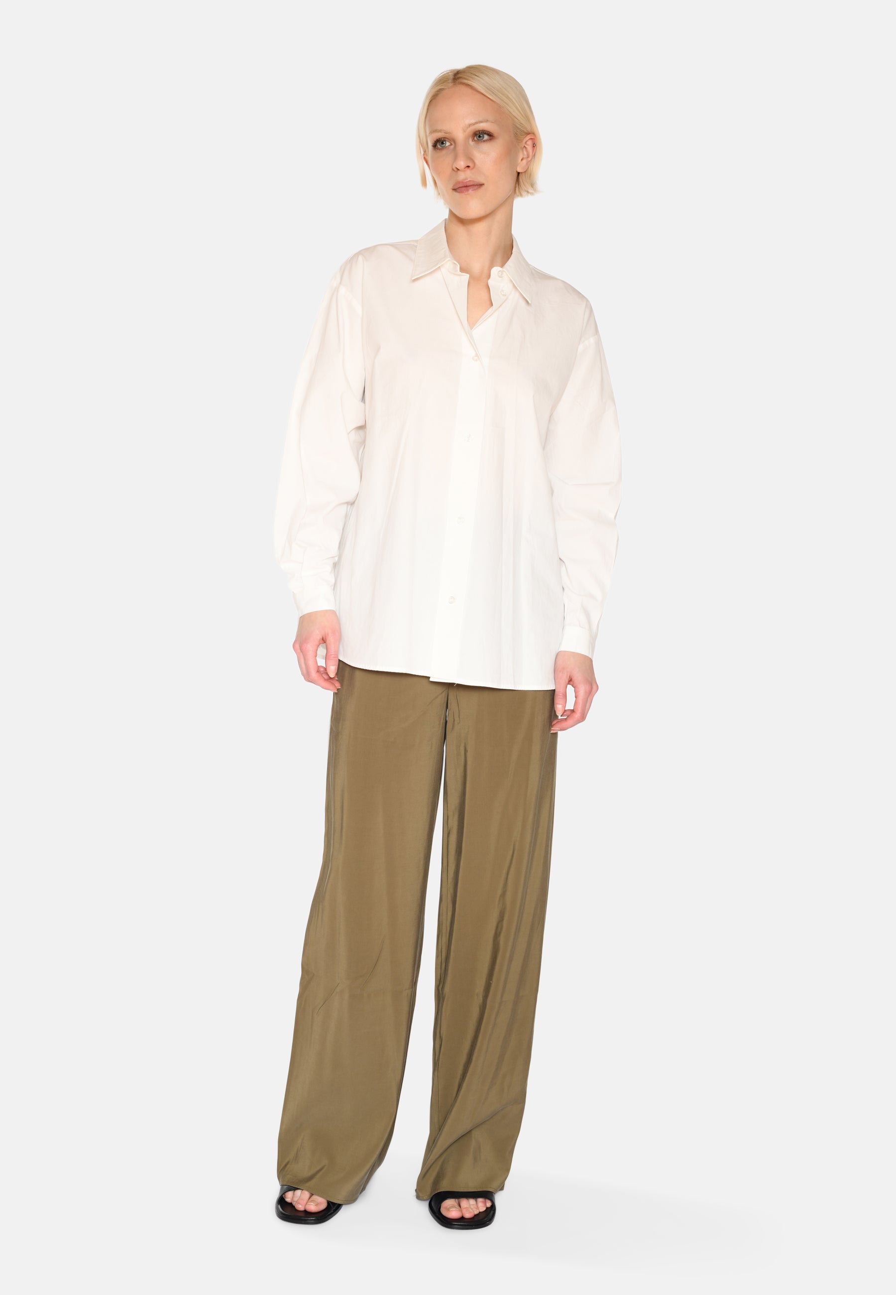 minimum female Harper langærmet skjorte 4238 Long Sleeved Shirt 0608 Coco Milk