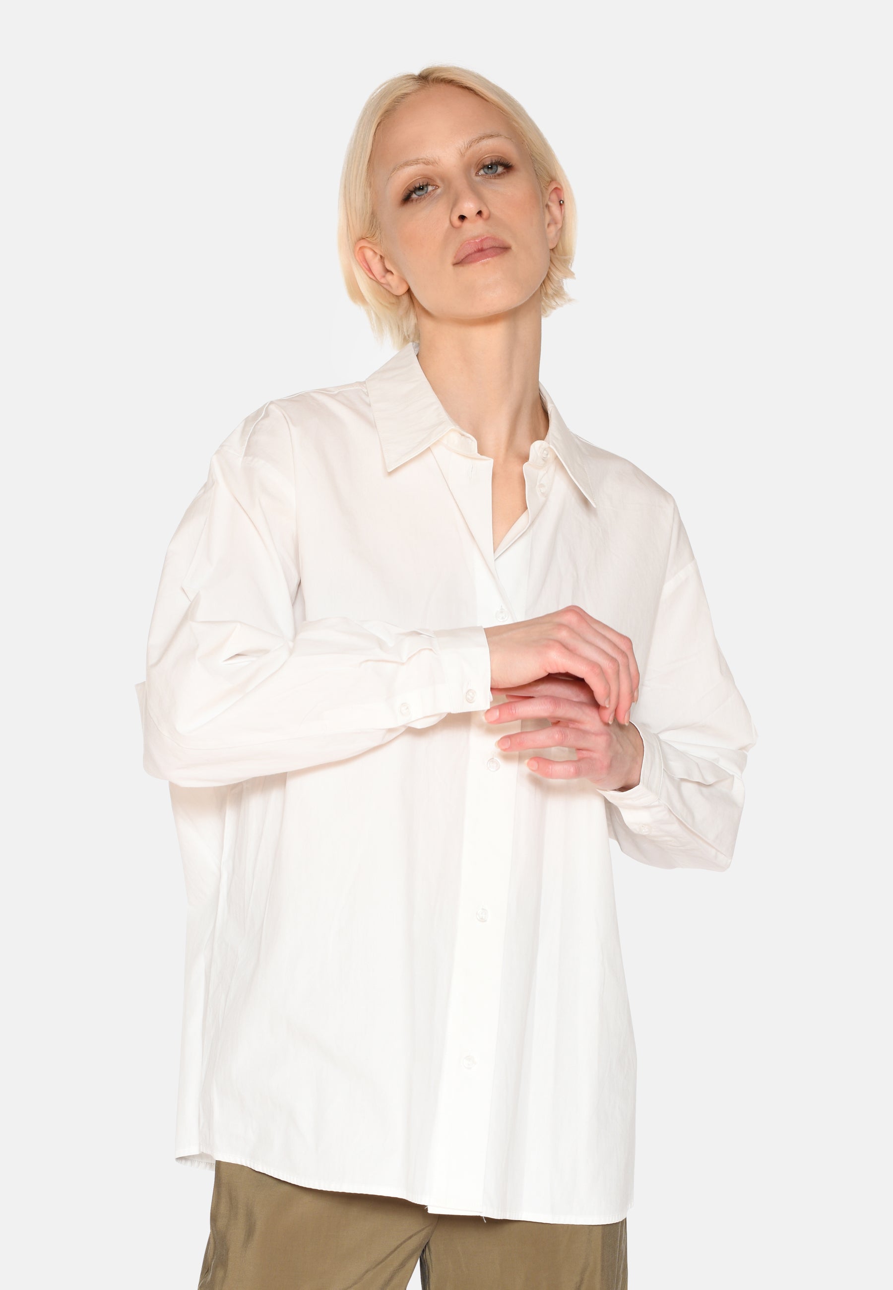 minimum female Harper langærmet skjorte 4238 Long Sleeved Shirt 0608 Coco Milk