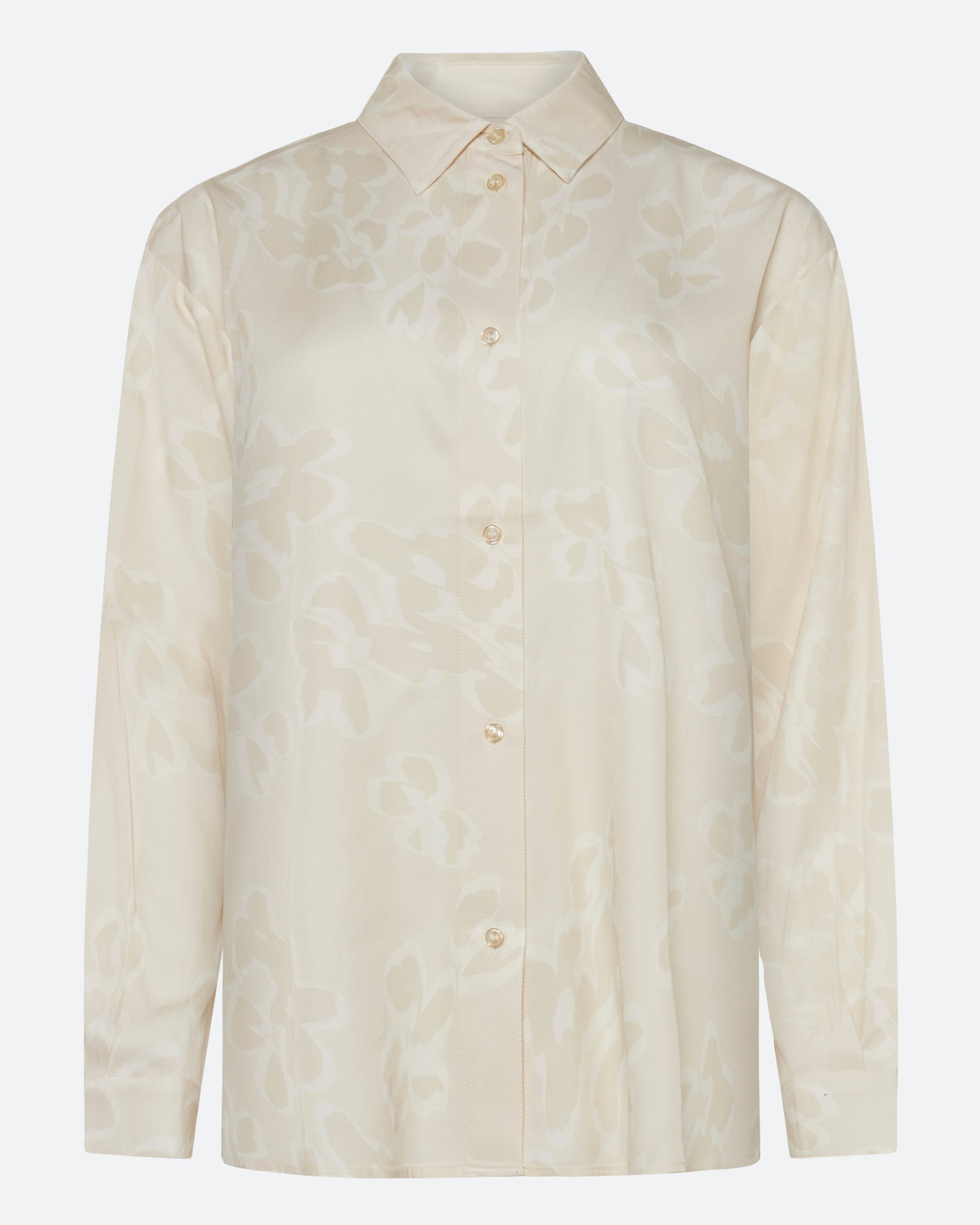 minimum female Harper langærmet skjorte 4270 Long Sleeved Shirt 0011 Butter Cream