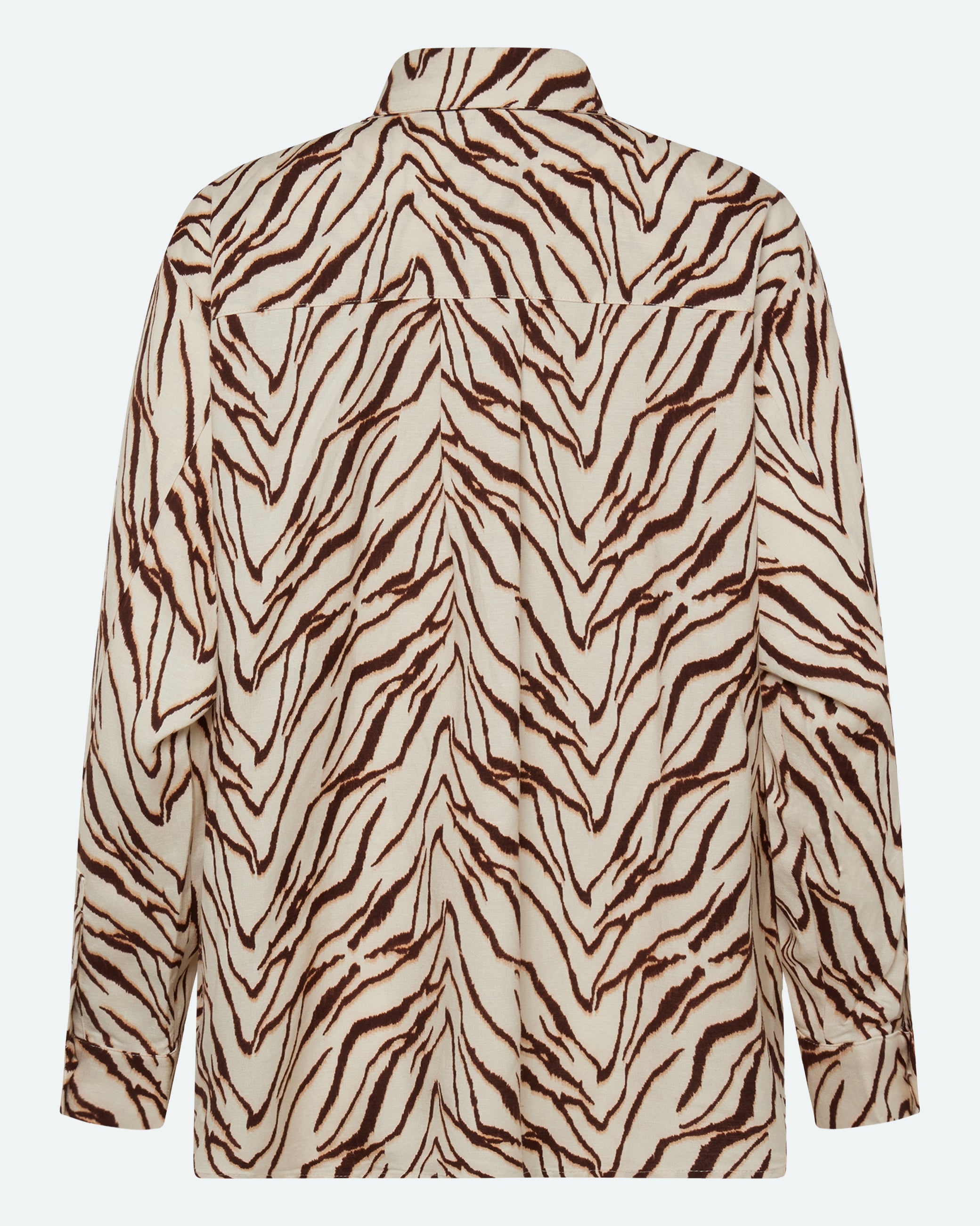 minimum female Harper langærmet skjorte i hørblanding 4263 Long Sleeved Shirt 1235 Sandstorm