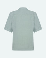 minimum male Hayden kortærmet hørskjorte 4115 Short Sleeved Shirt 4706 Gray Mist