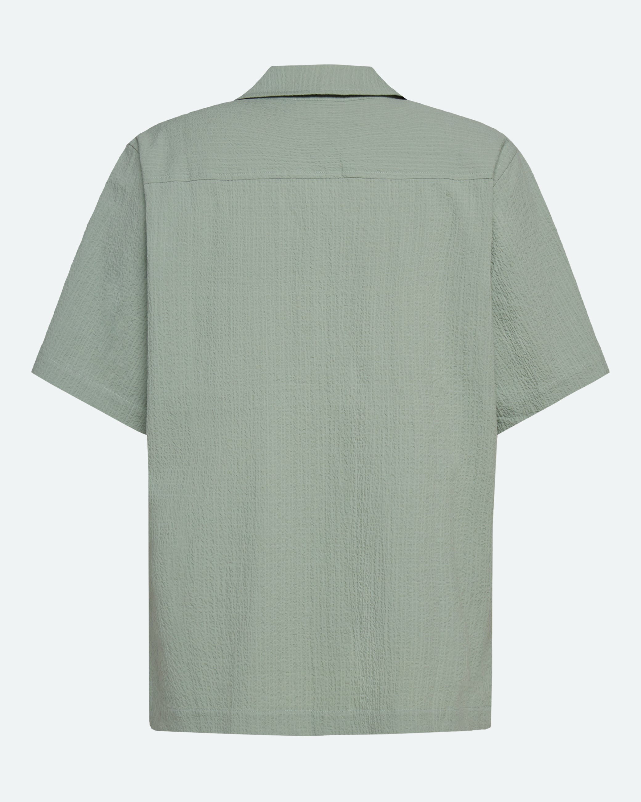 minimum male Hayden afslappet kortærmet skjorte 4216 Short Sleeved Shirt 5808 Iceberg Green