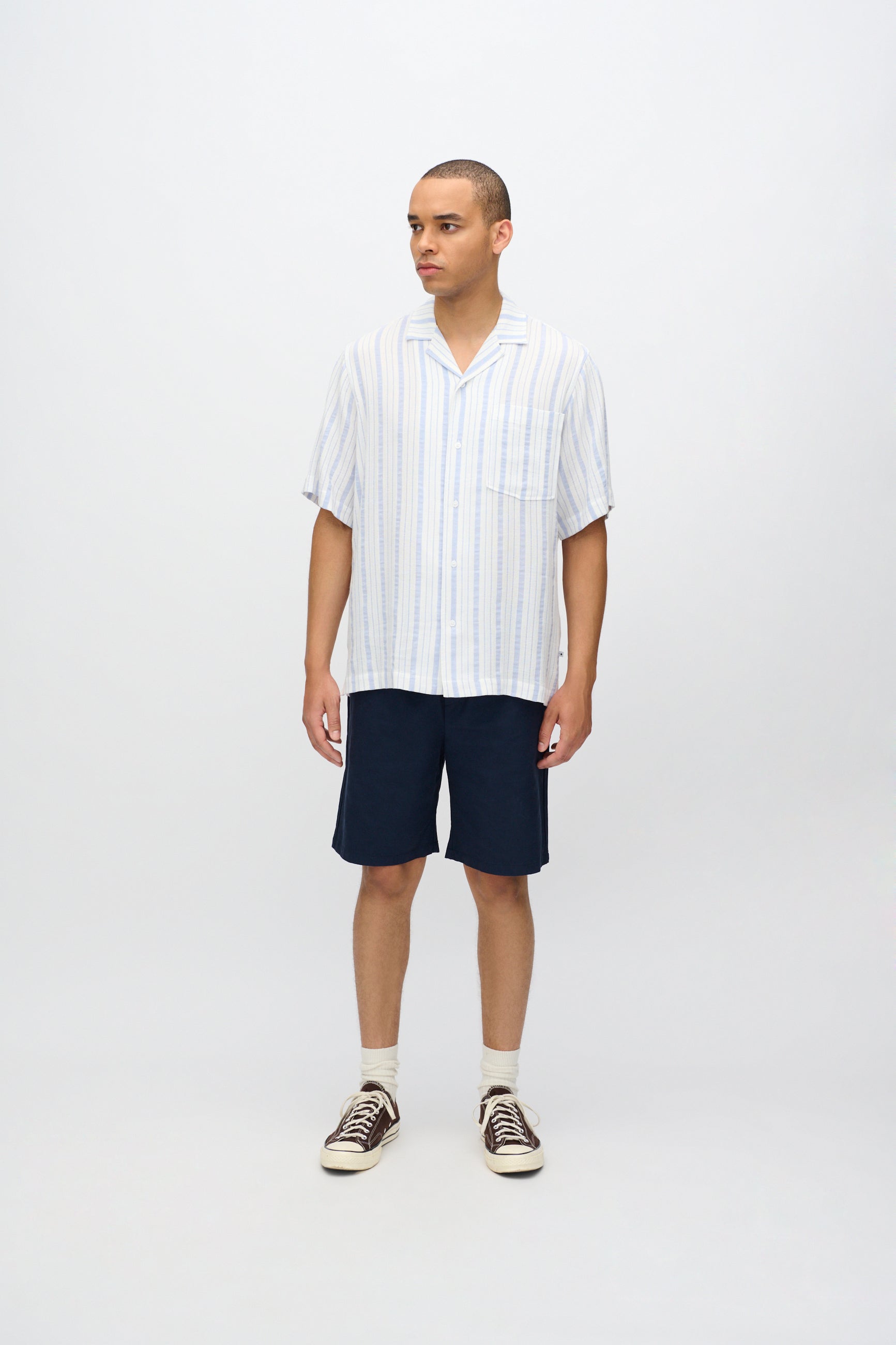 minimum male Hayden afslappet kortærmet skjorte 4218 Short Sleeved Shirt 4105 Angel Falls