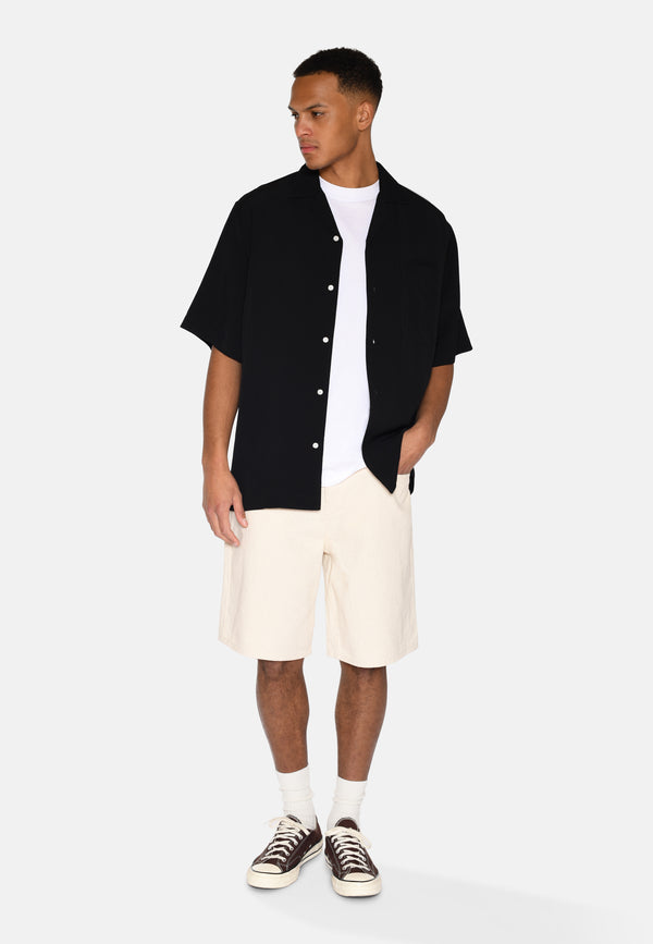 minimum male Hayden kortærmet skjorte 4116 Short Sleeved Shirt 999 Black