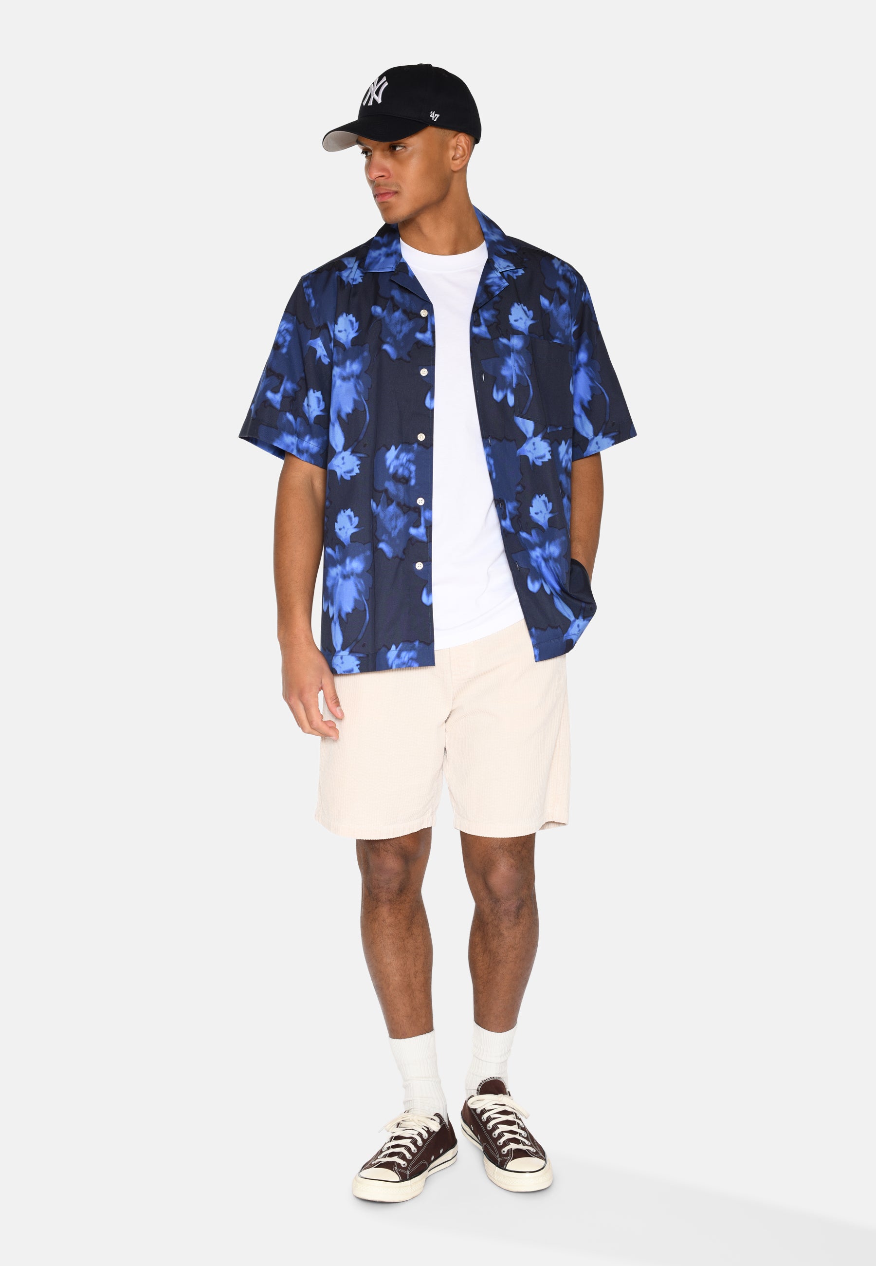 minimum male Hayden kortærmet skjorte 4138 Short Sleeved Shirt 3922 Sky Captain
