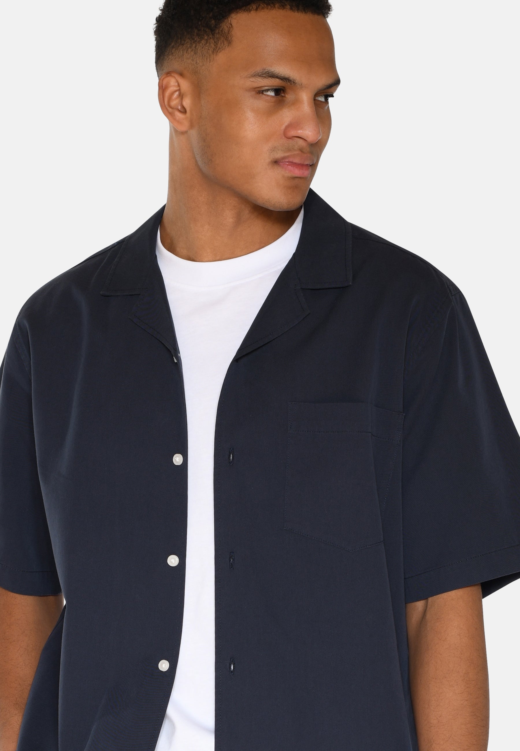 minimum male Hayden kortærmet skjorte 4169 Short Sleeved Shirt 3922 Sky Captain