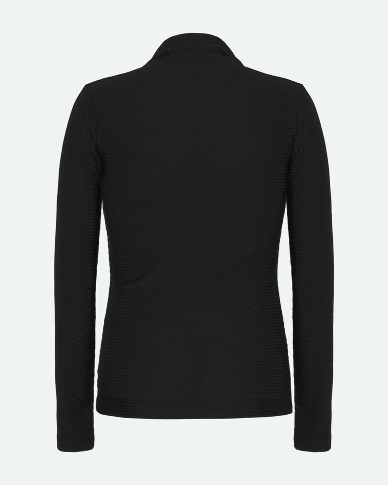 minimum female Ina langærmet t-shirt 4156 Long Sleeved T-shirt 999 Black