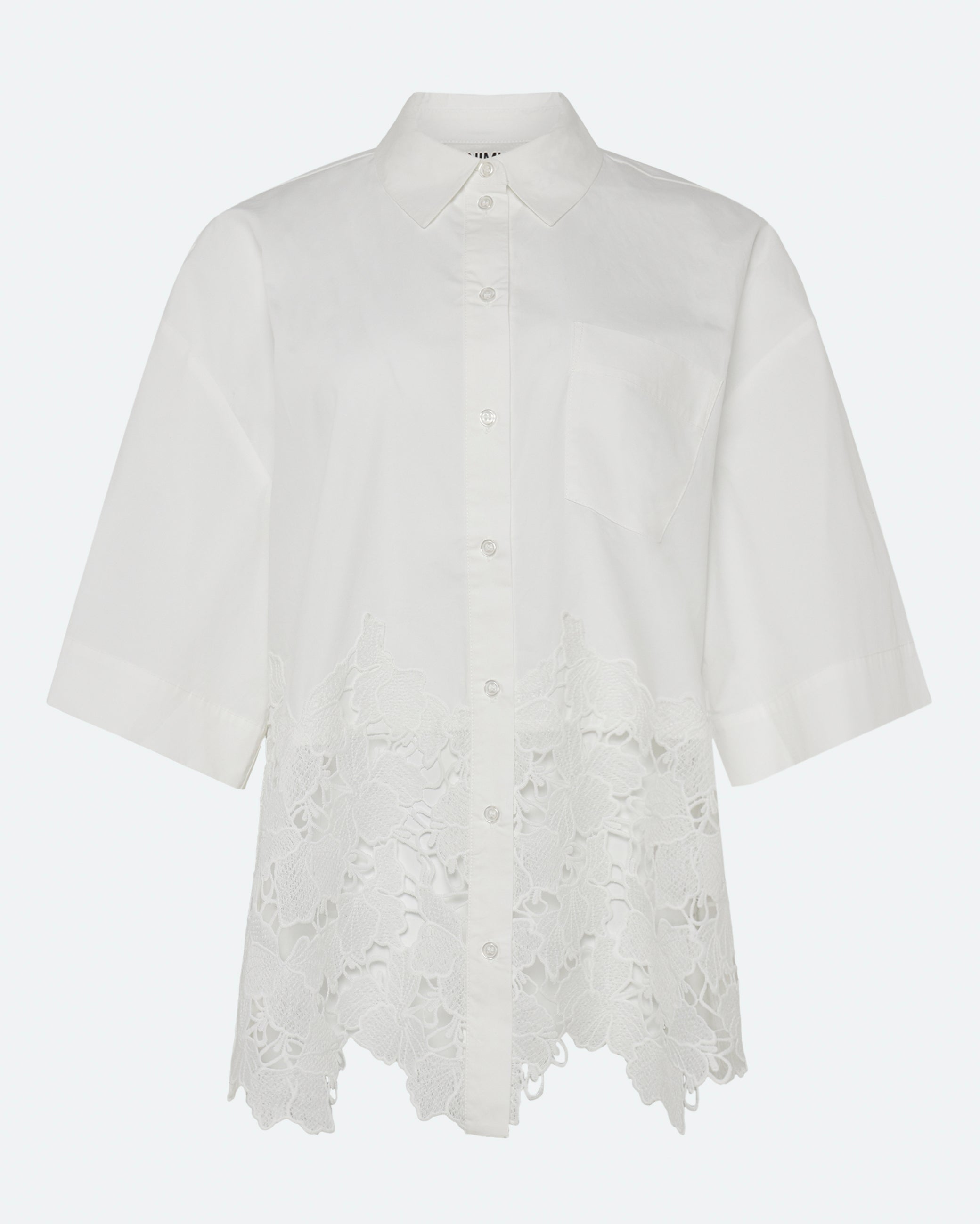minimum female Ines kortærmet skjorte med blonde 4256 Short Sleeved T-shirt 0608 Coco Milk