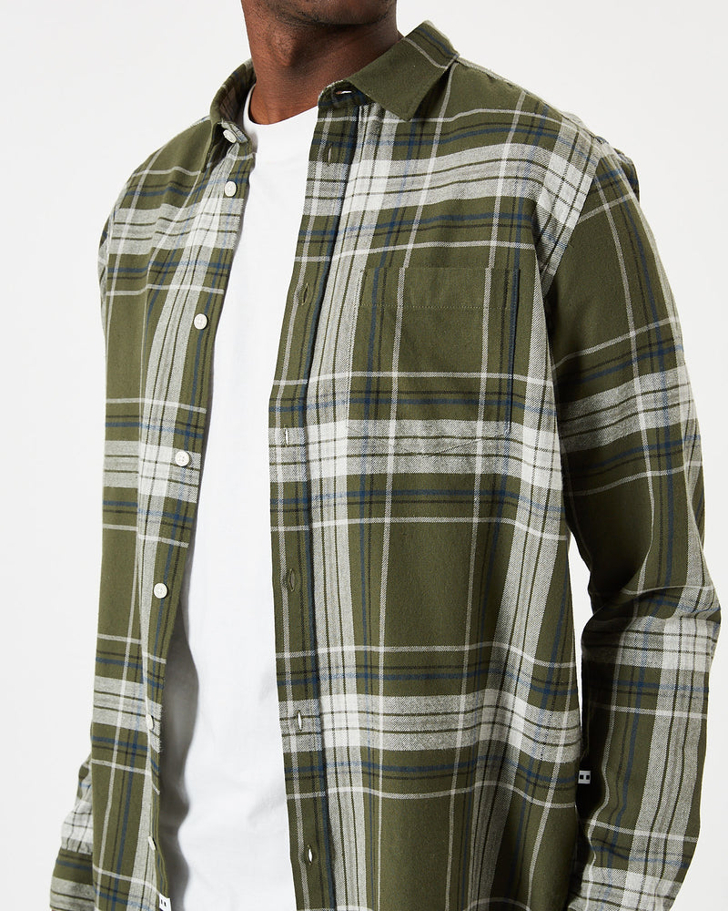 minimum male Jack 9924 Long Sleeved Shirt 0414 Forest Night