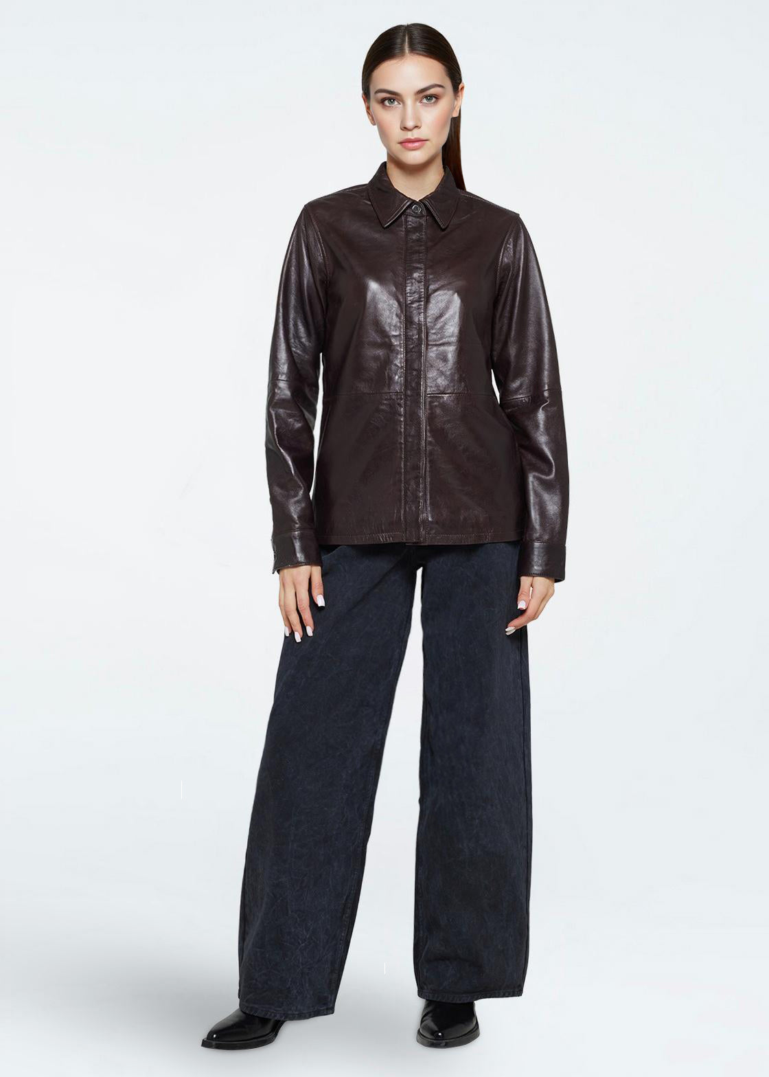 minimum female Jade shirt 4426 Long Sleeved Shirt 1534 Merlot
