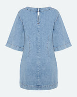 minimum female Jamilla denimkjole 3731 Short Dress 1001 Light Blue