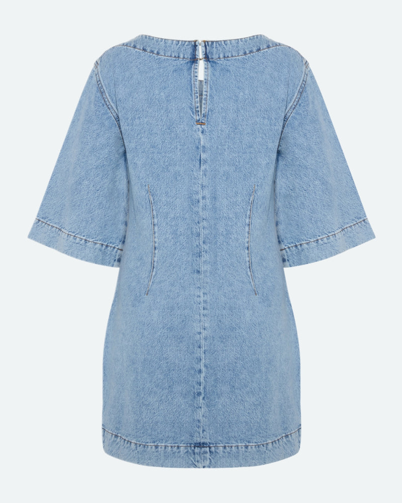 minimum female Jamilla denimkjole 3731 Short Dress 1001 Light Blue