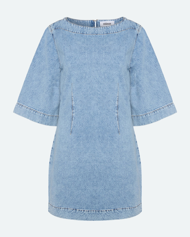 minimum female Jamilla denimkjole 3731 Short Dress 1001 Light Blue