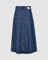 minimum female  Jannah 3018 Midi Skirt 688 Indigo Blue