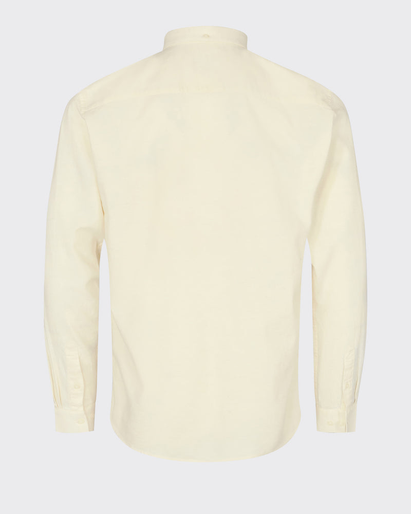 minimum male Jay 3.0 0063 Long Sleeved Shirt 004M Brokenwhite Melange