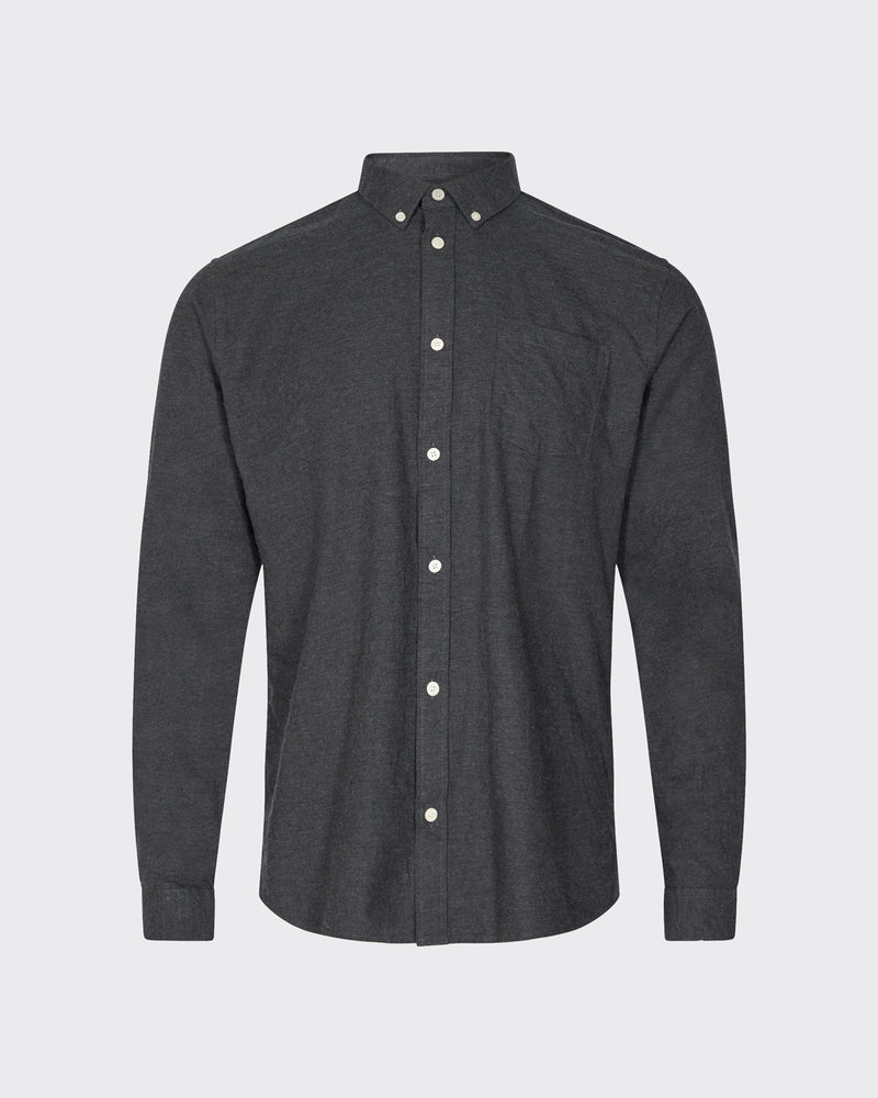 minimum male Jay 3.0 0063 Long Sleeved Shirt 9005M Carbon Melange